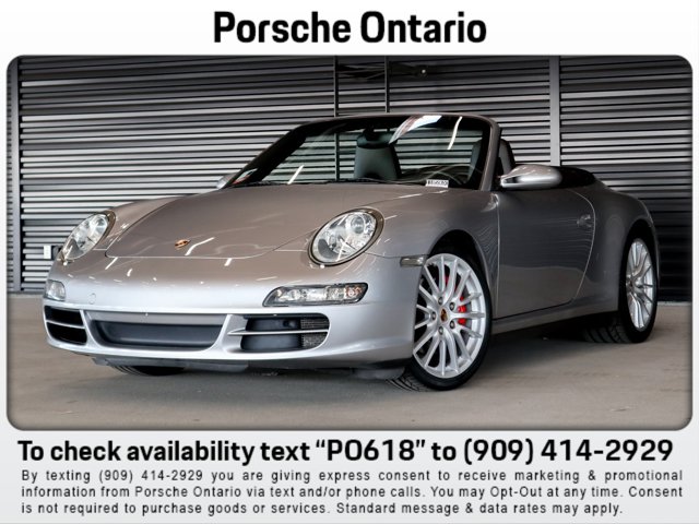 2008 Porsche 911 4S Cabriolet w/6-speed manual