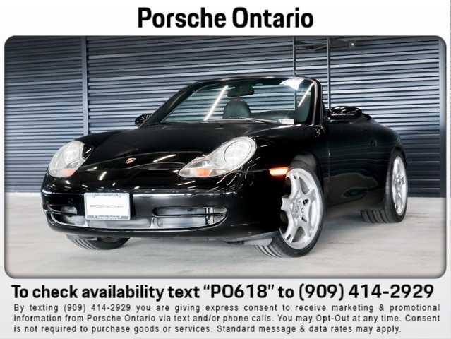 2000 Porsche 911 Carrera Cabriolet w/6-speed manual