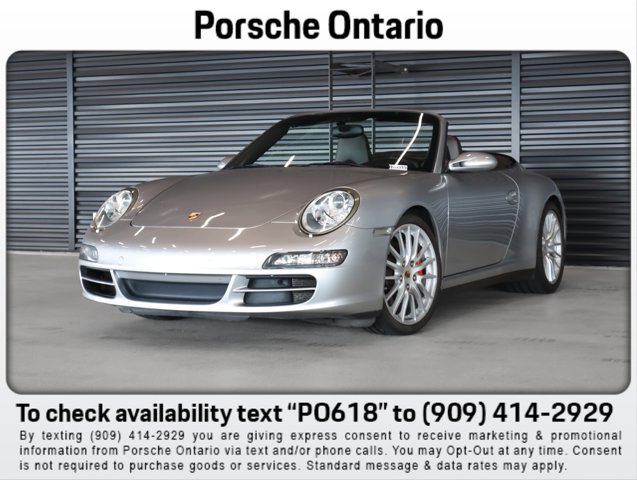2008 Porsche 911 4S Cabriolet w/6-speed manual