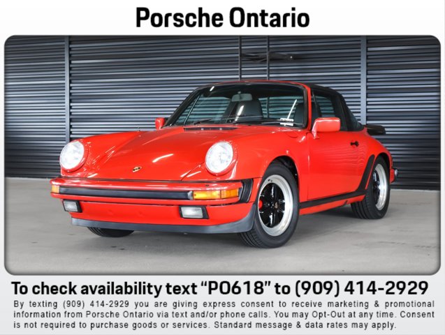 1985 Porsche 911 TARGA Targa w/5speed trans