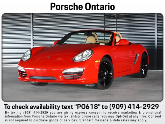 2009 Porsche Boxster w/PDK transmission