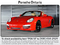 2009 Porsche Boxster w/PDK transmission